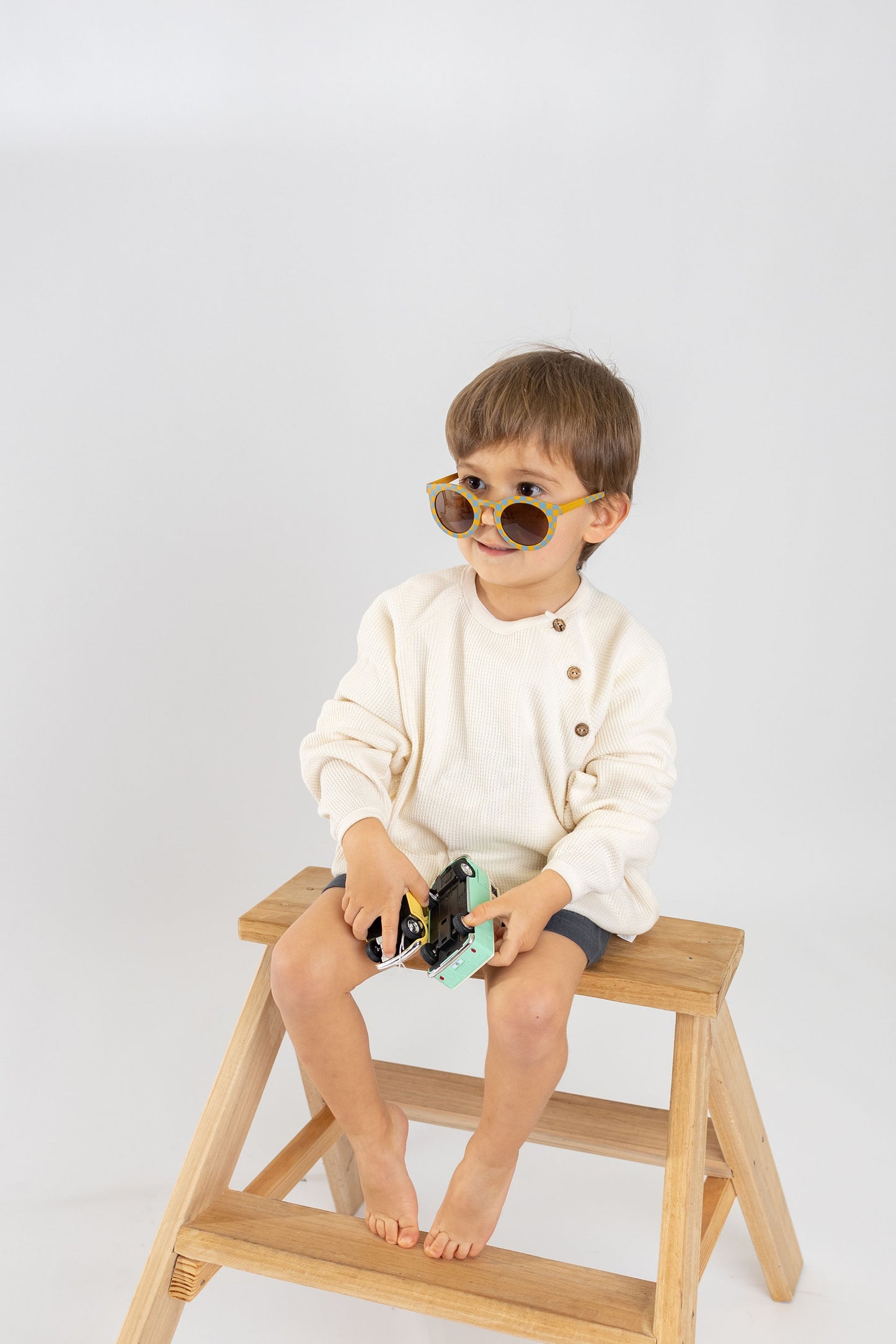 Camisola larga com botões