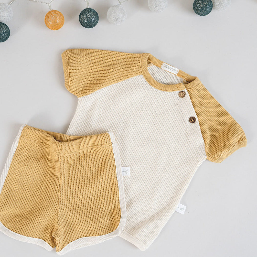 T-shirt manga raglan contraste