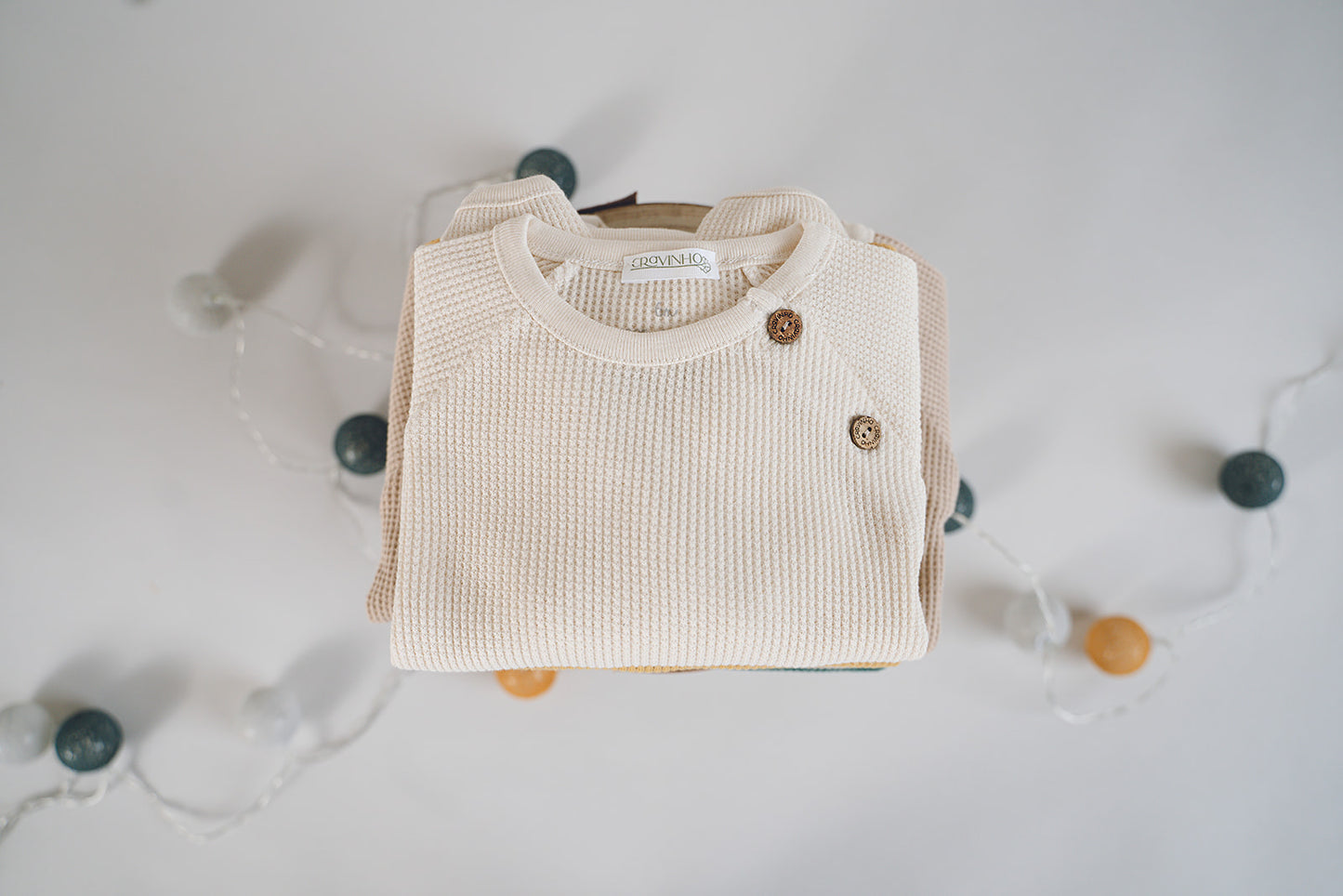 Camisola larga com botões