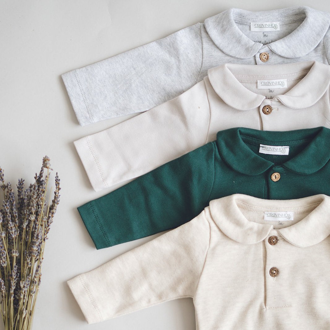 Body c/ gola redonda, liso