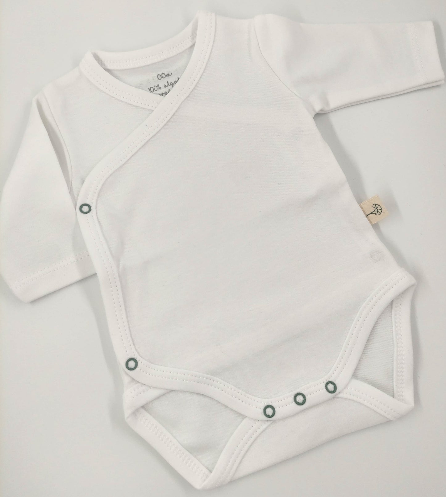 Body em Algodão Orgânico para Prematuros (interior sem carda)