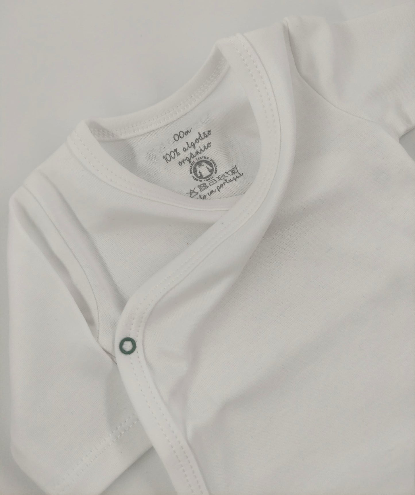 Body em Algodão Orgânico para Prematuros (interior sem carda)