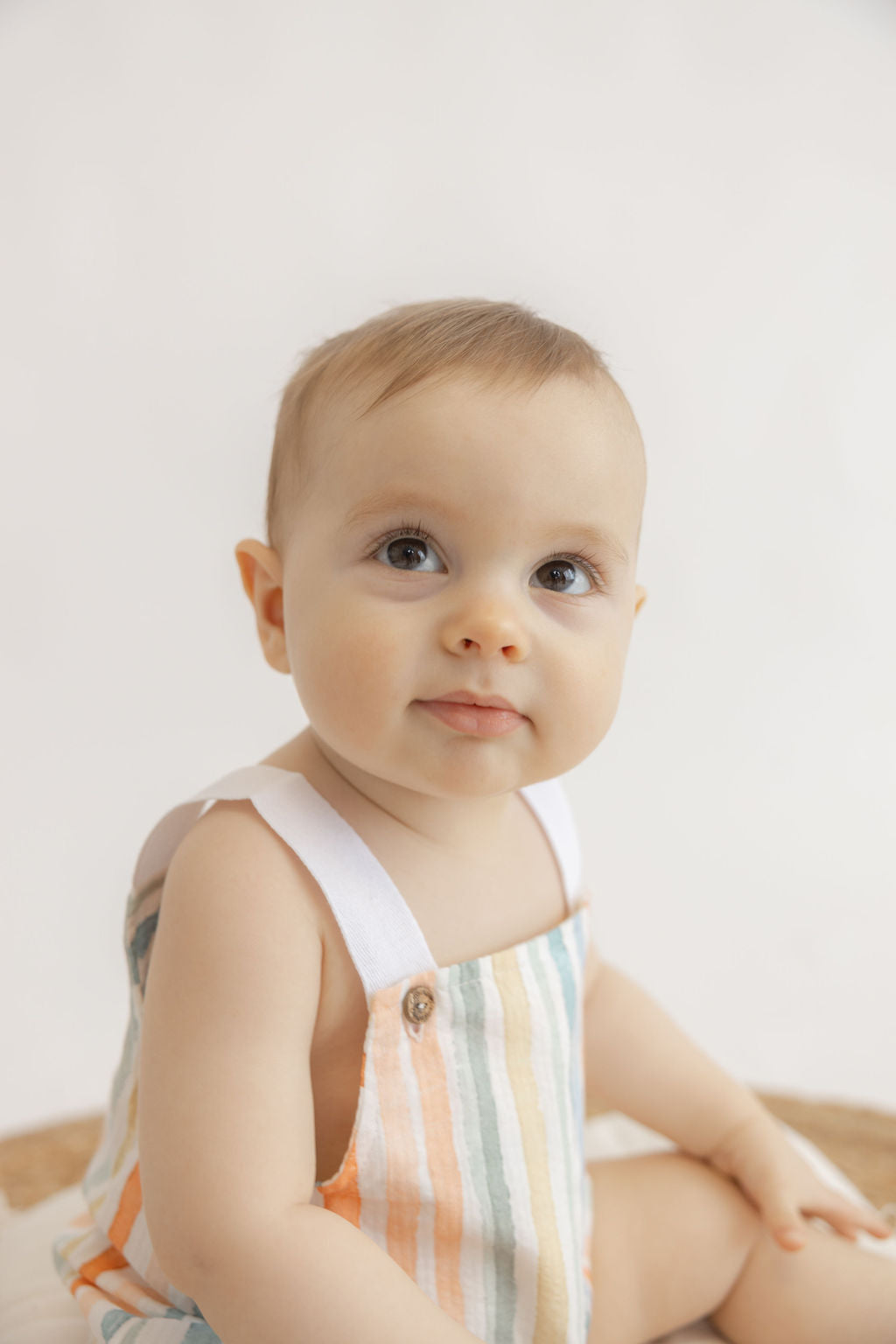 Fofo, em tecido às riscas