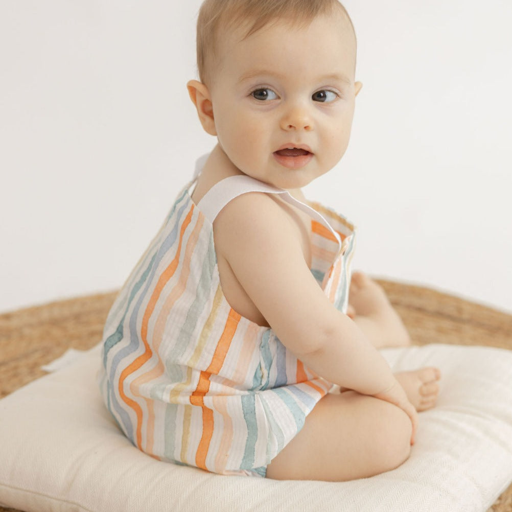 Fofo, em tecido às riscas