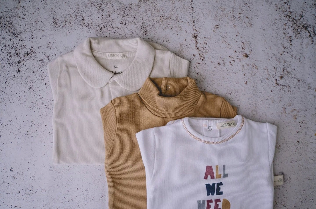 Body de gola redonda liso