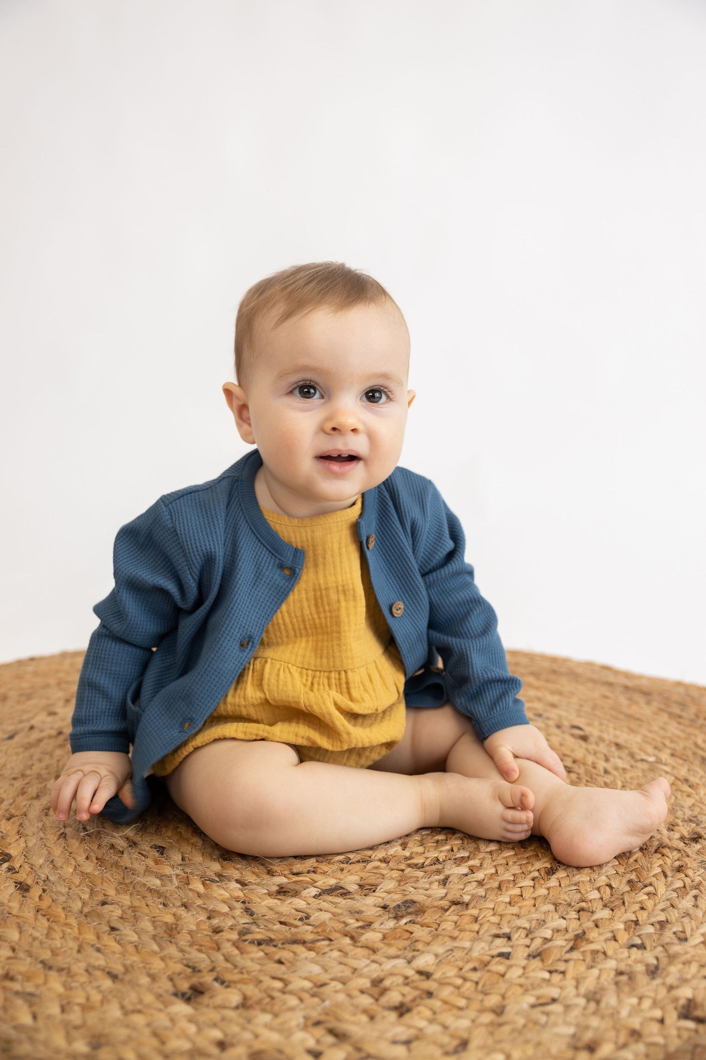 Casaco/cardigan com bolsos