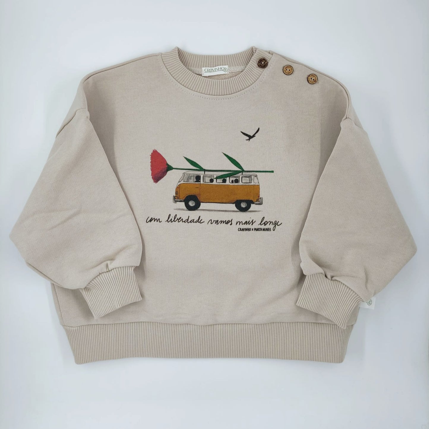 Sweatshirt "Liberdade vamos mais longe"