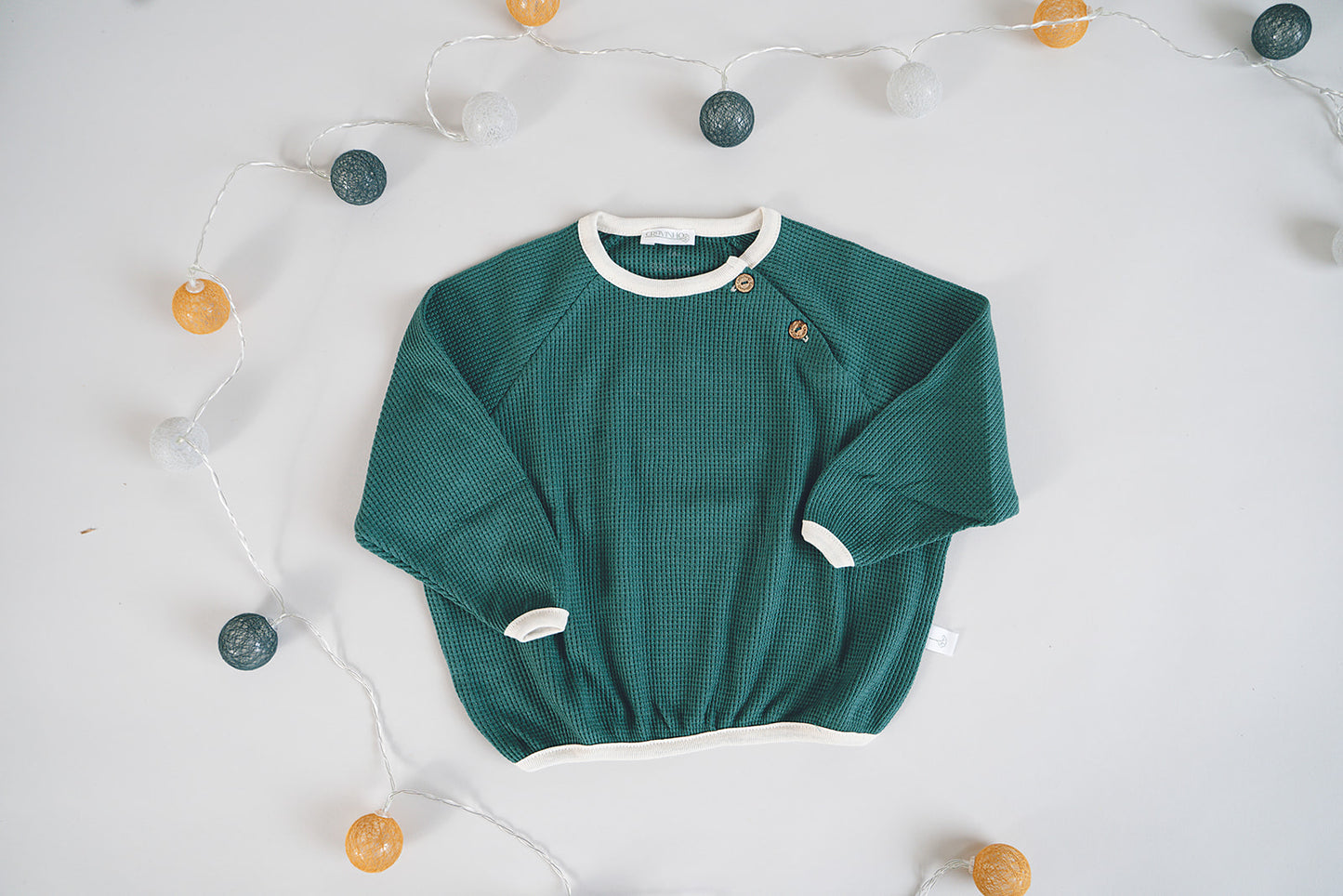 Camisola larga com botões