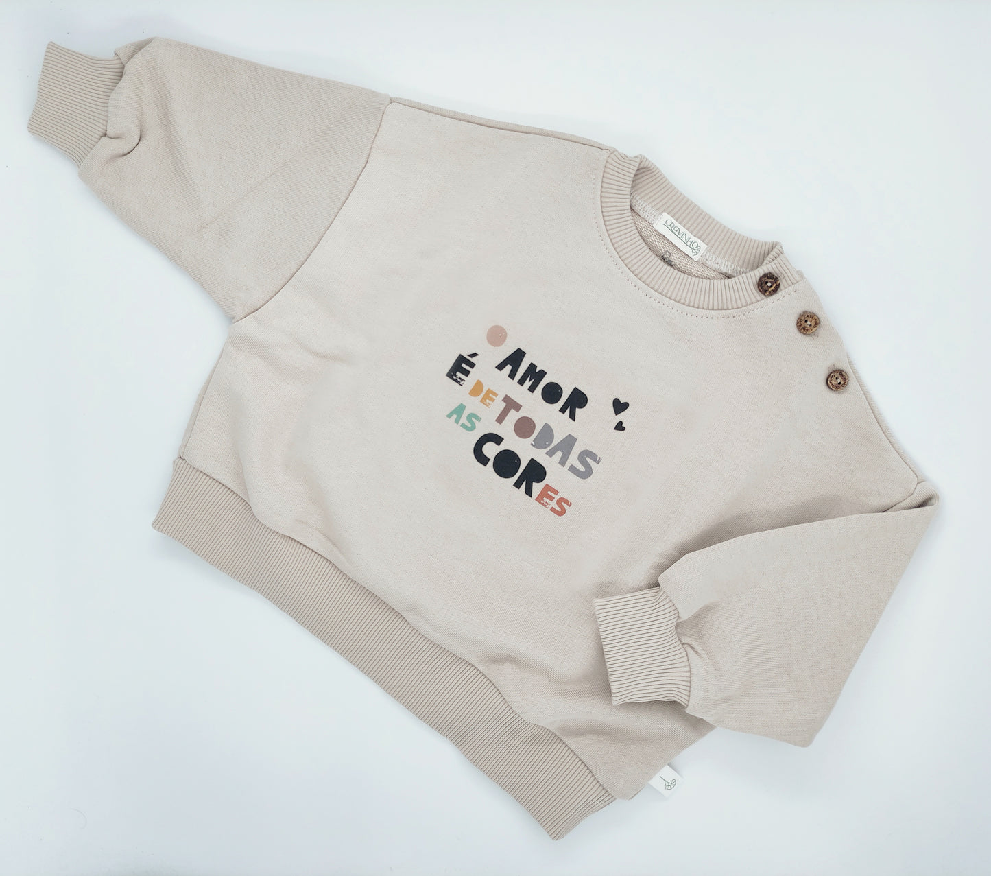 Sweatshirt "AMOR é COR"