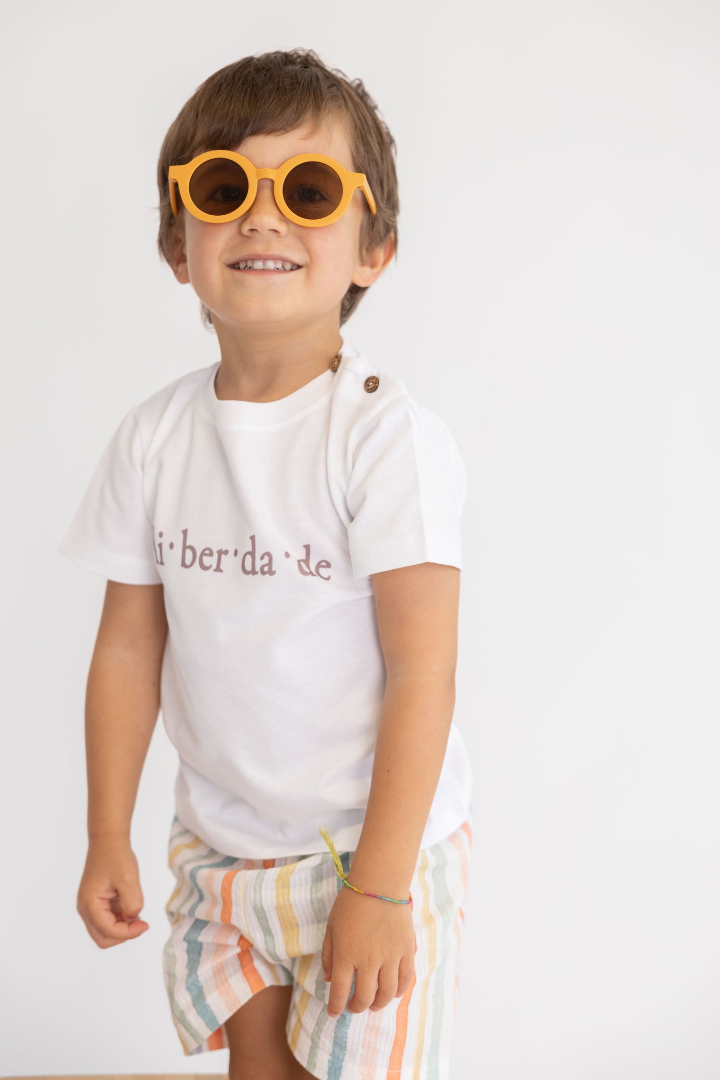 T-shirt "Liberdade", manga curta