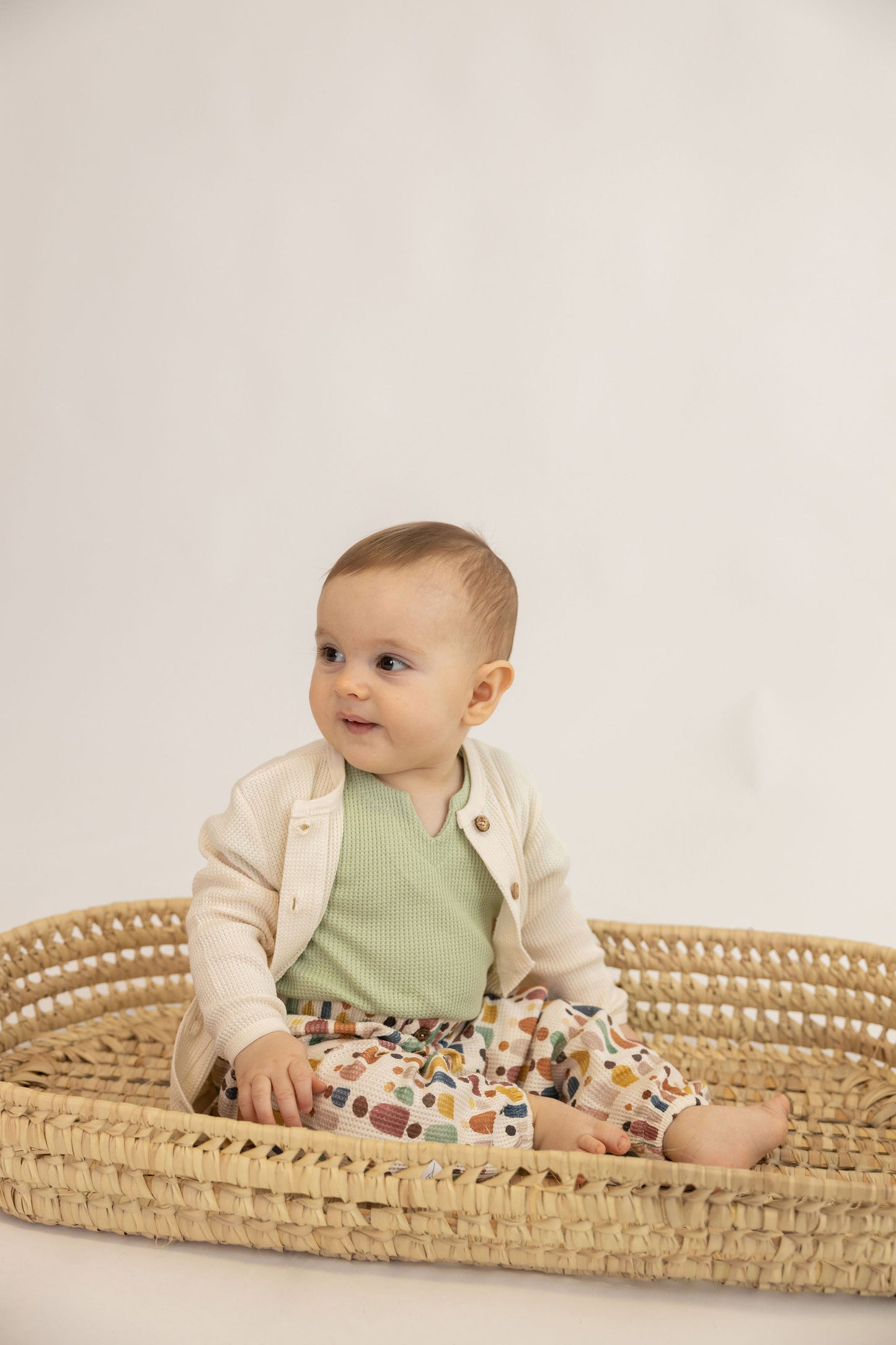 Casaco/cardigan com bolsos