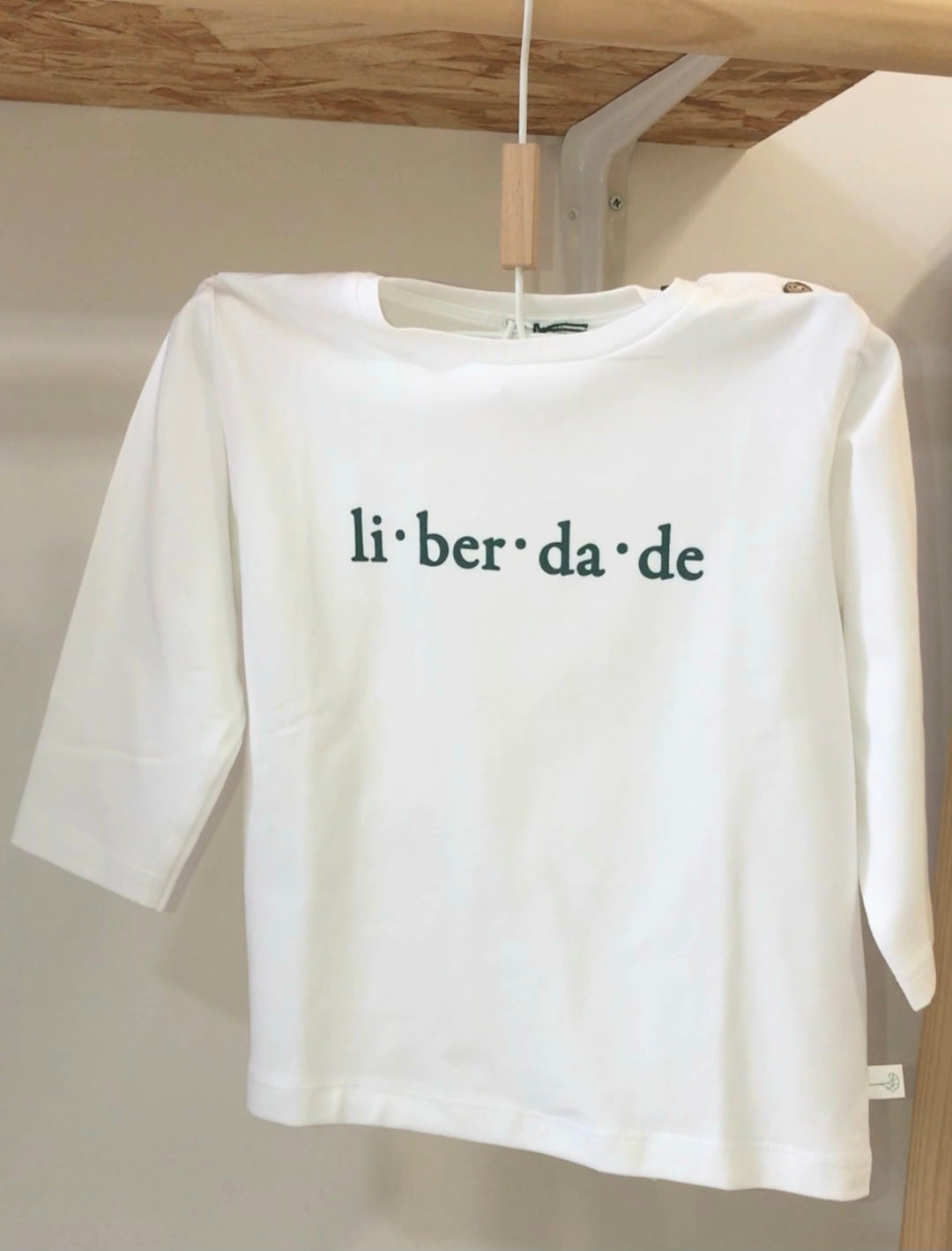 Camisola "Liberdade", manga comprida