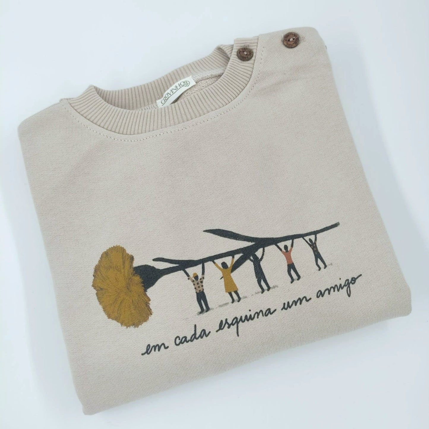 Sweatshirt "Um amigo"