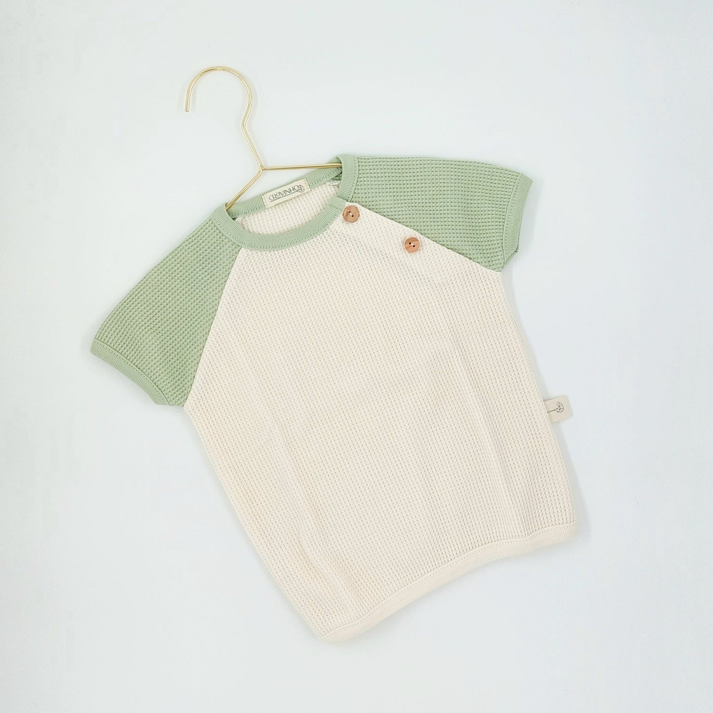 T-shirt manga raglan contraste