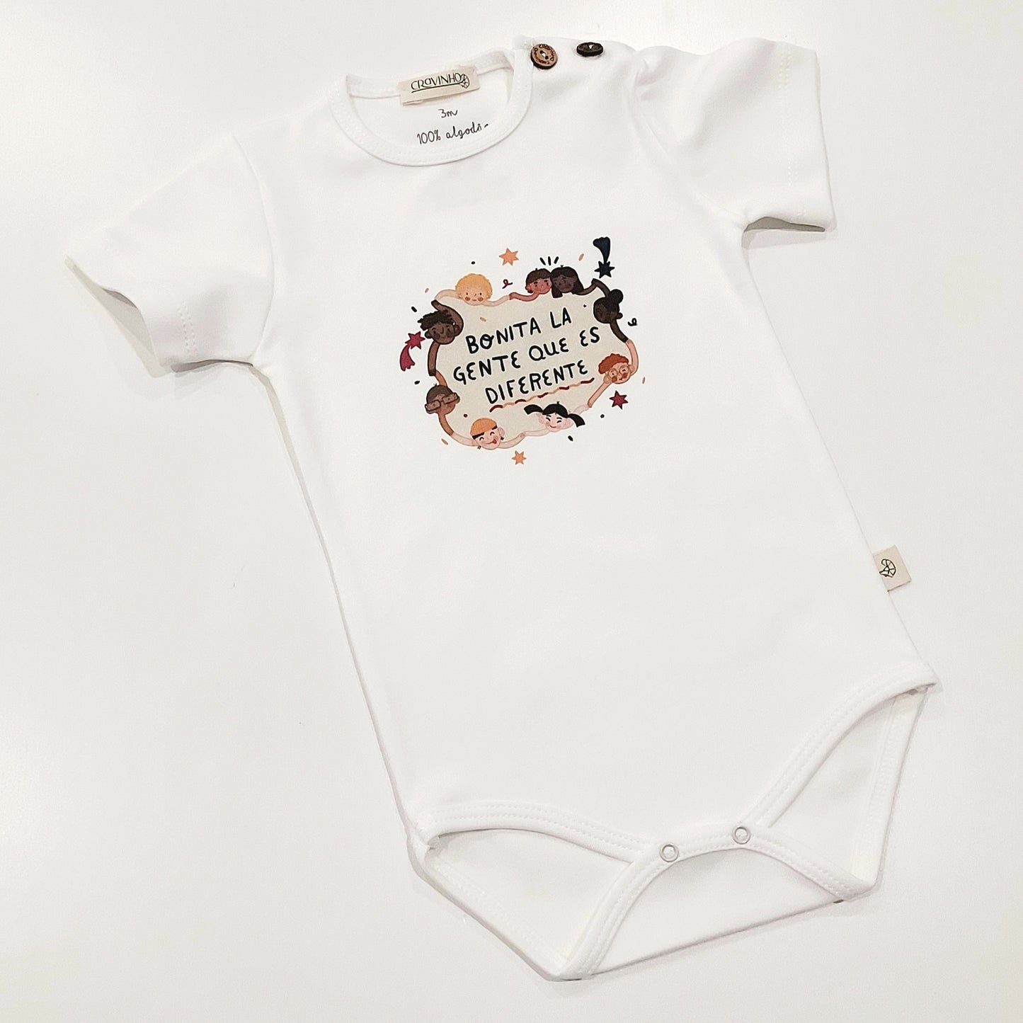 Body "Gente Diferente", manga curta