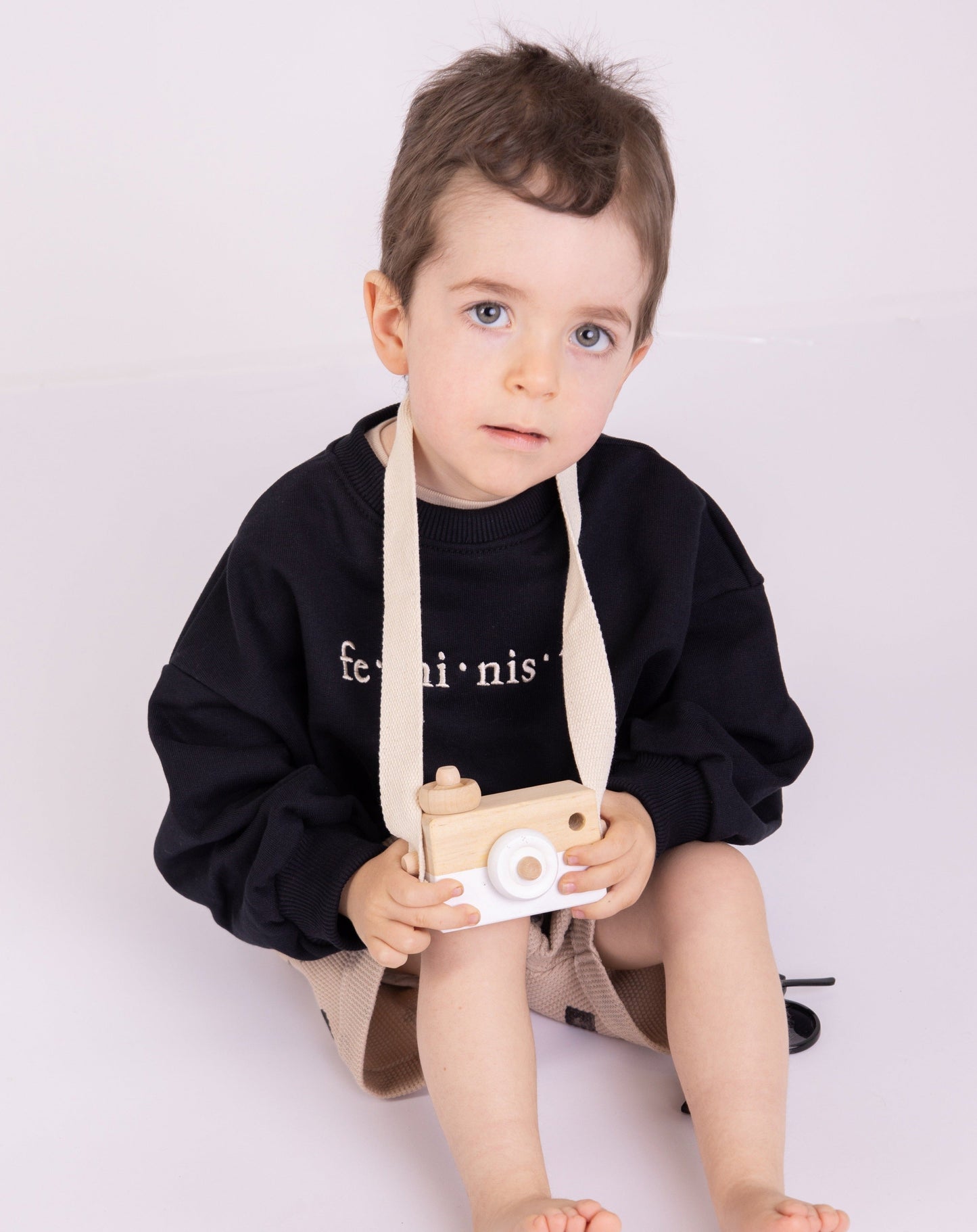 Sweatshirt "Feminista", PRETO