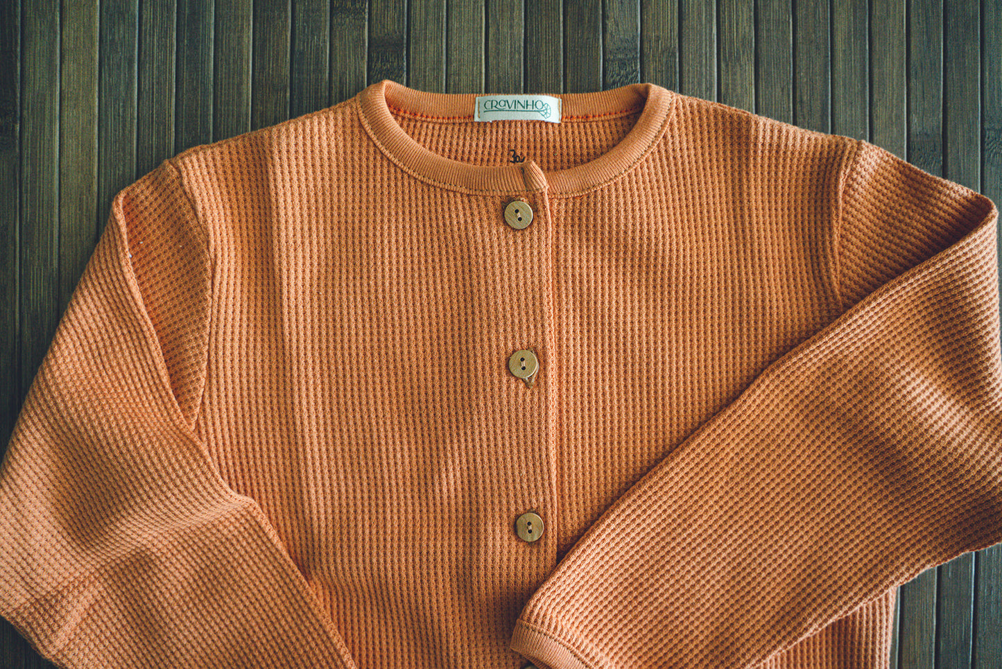 Casaco/cardigan com bolsos