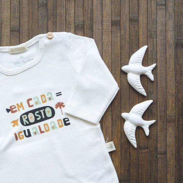 Body "Em cada rosto igualdade", manga curta