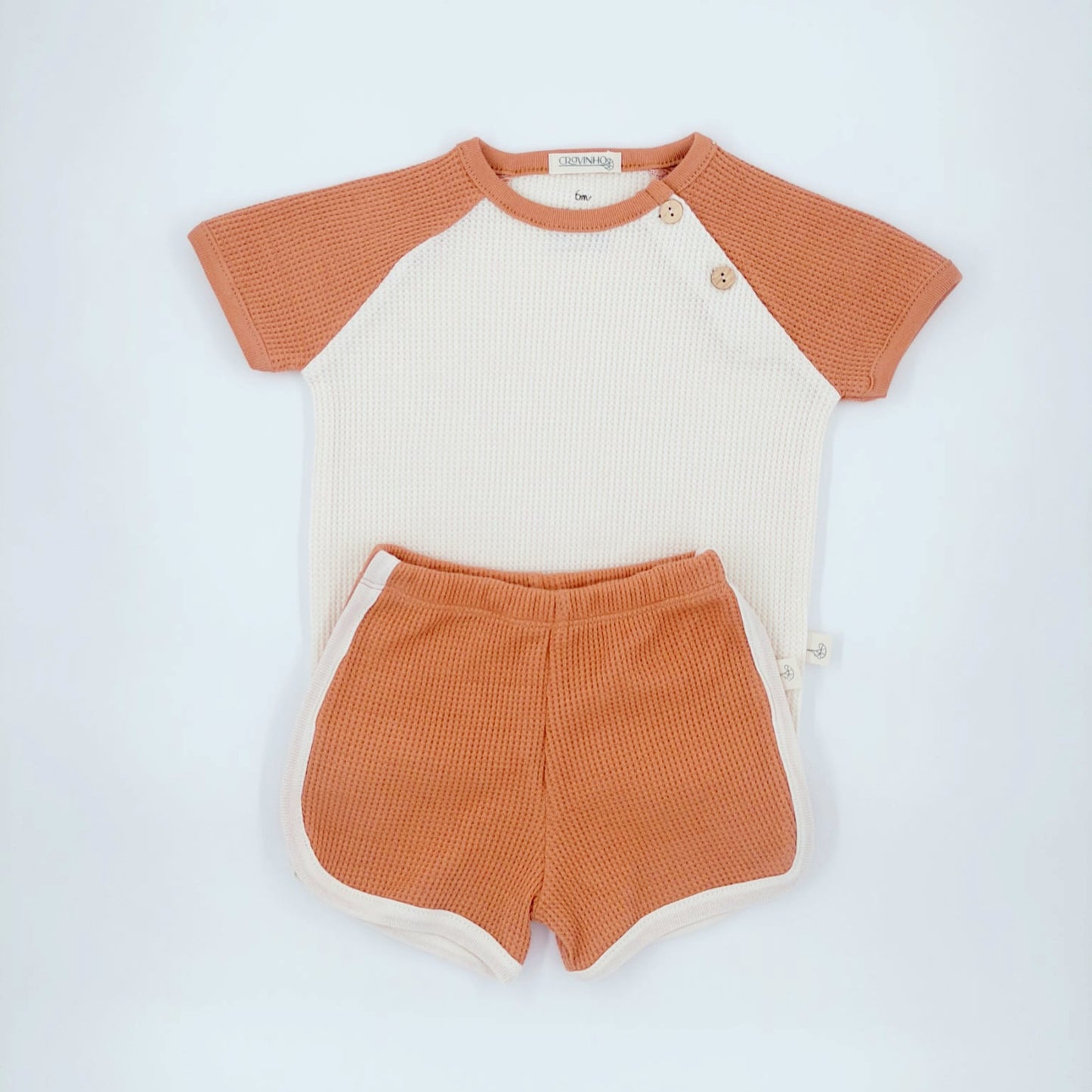 T-shirt manga raglan contraste