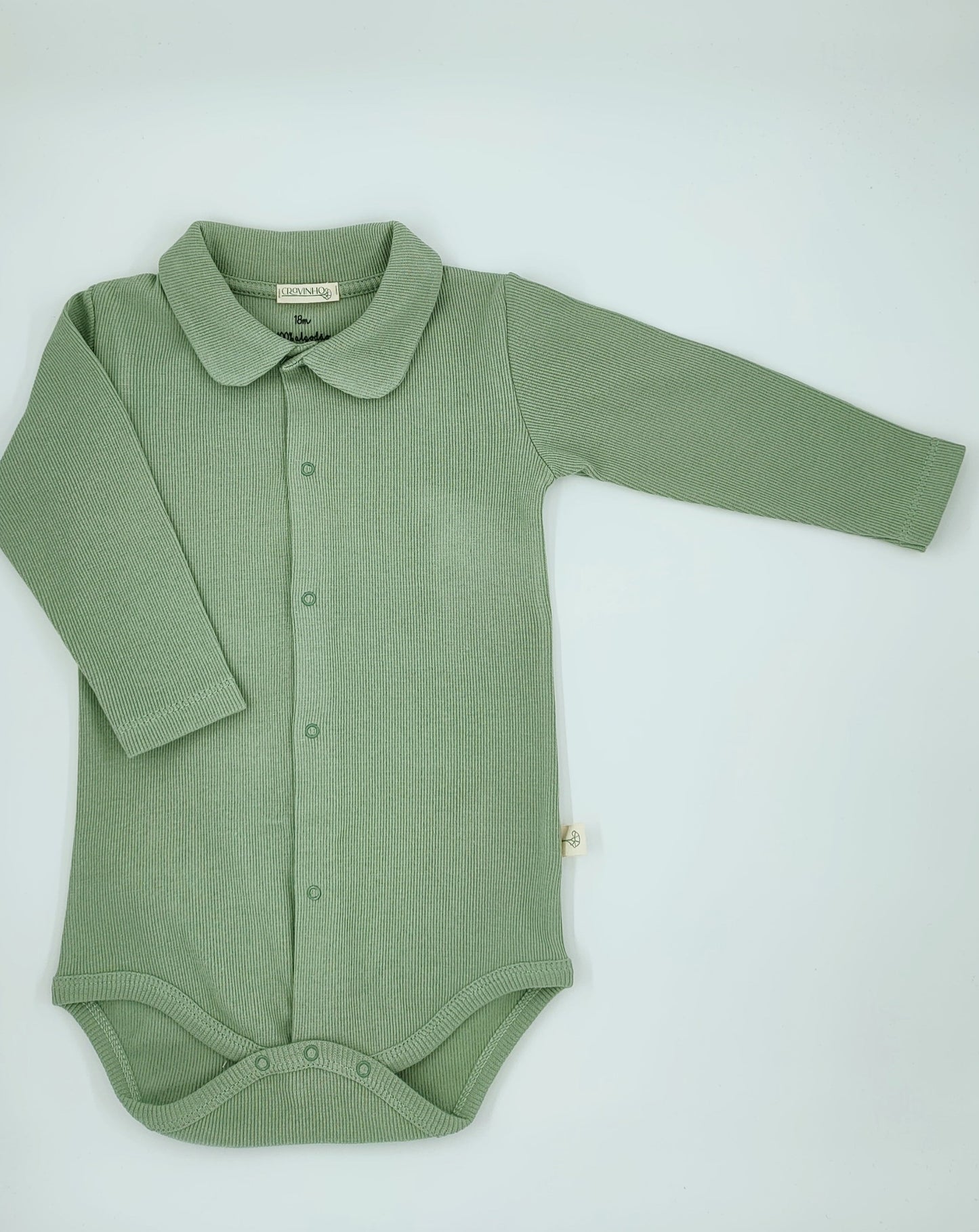 Body de gola redonda liso