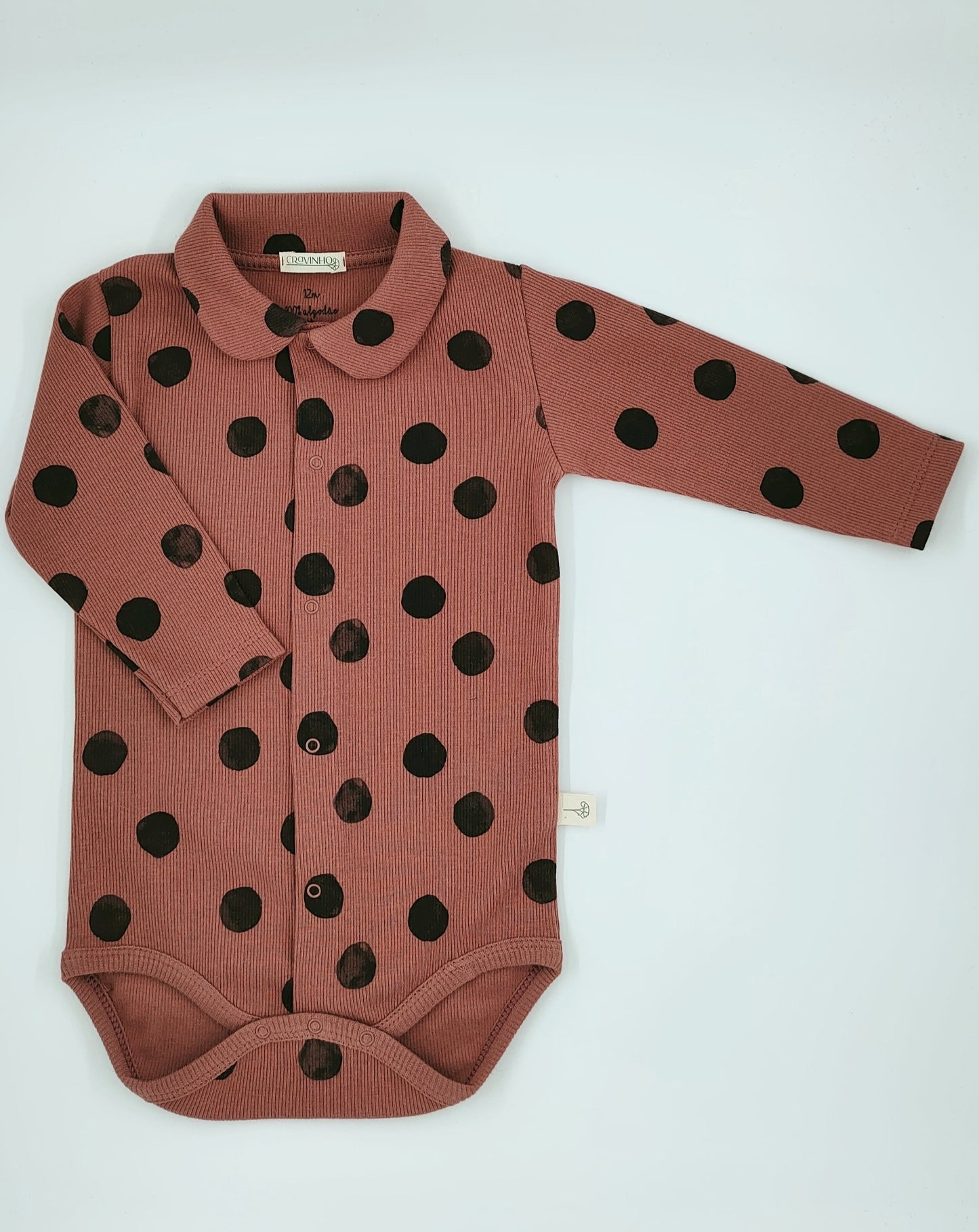 Body gola redonda estampado