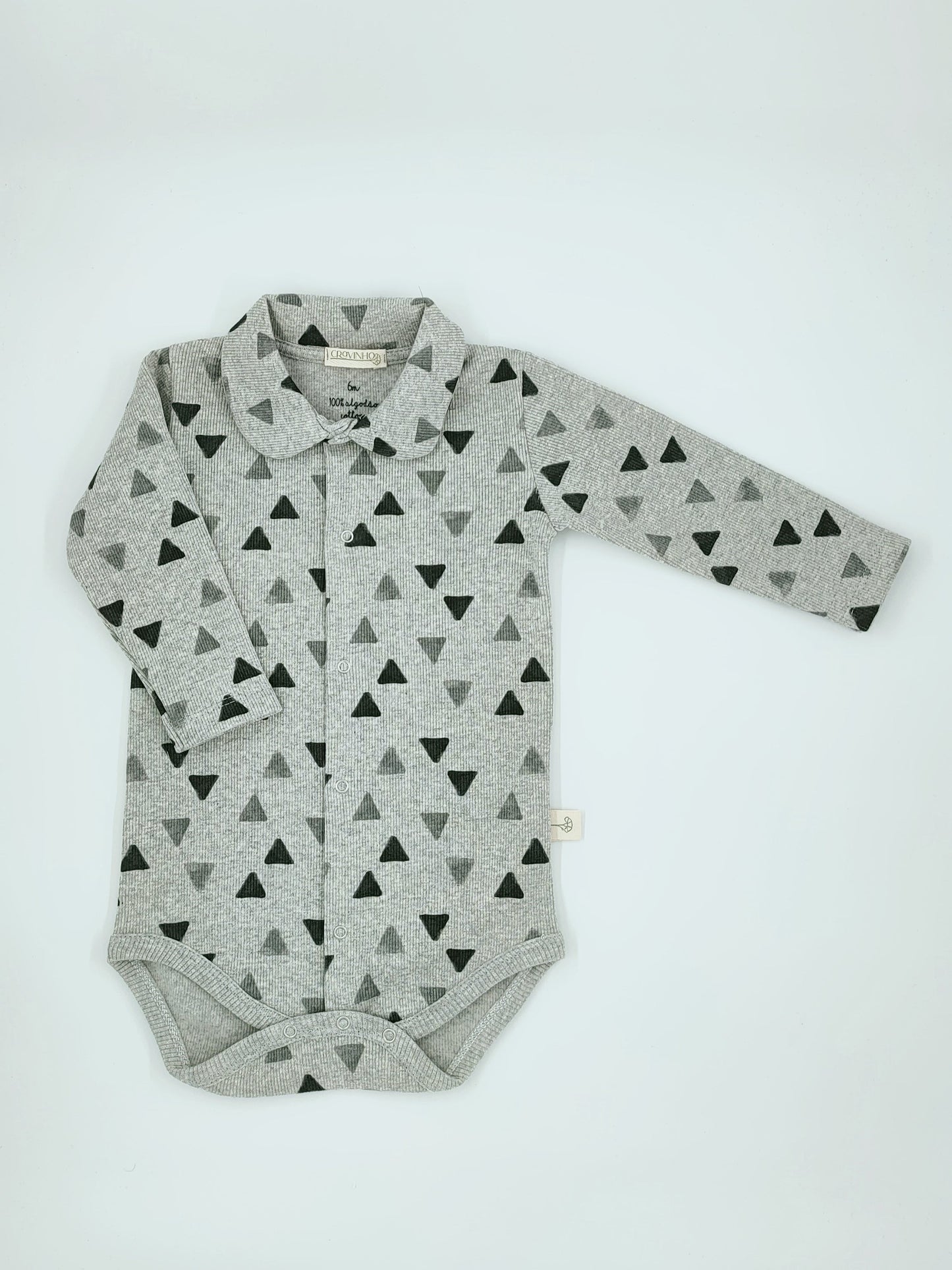 Body gola redonda estampado