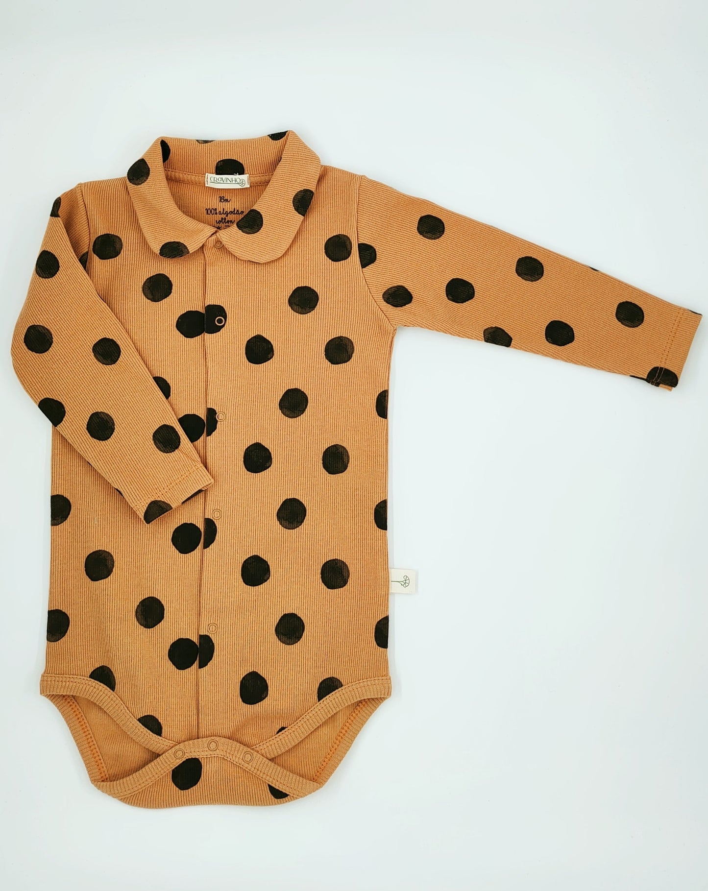 Body gola redonda estampado