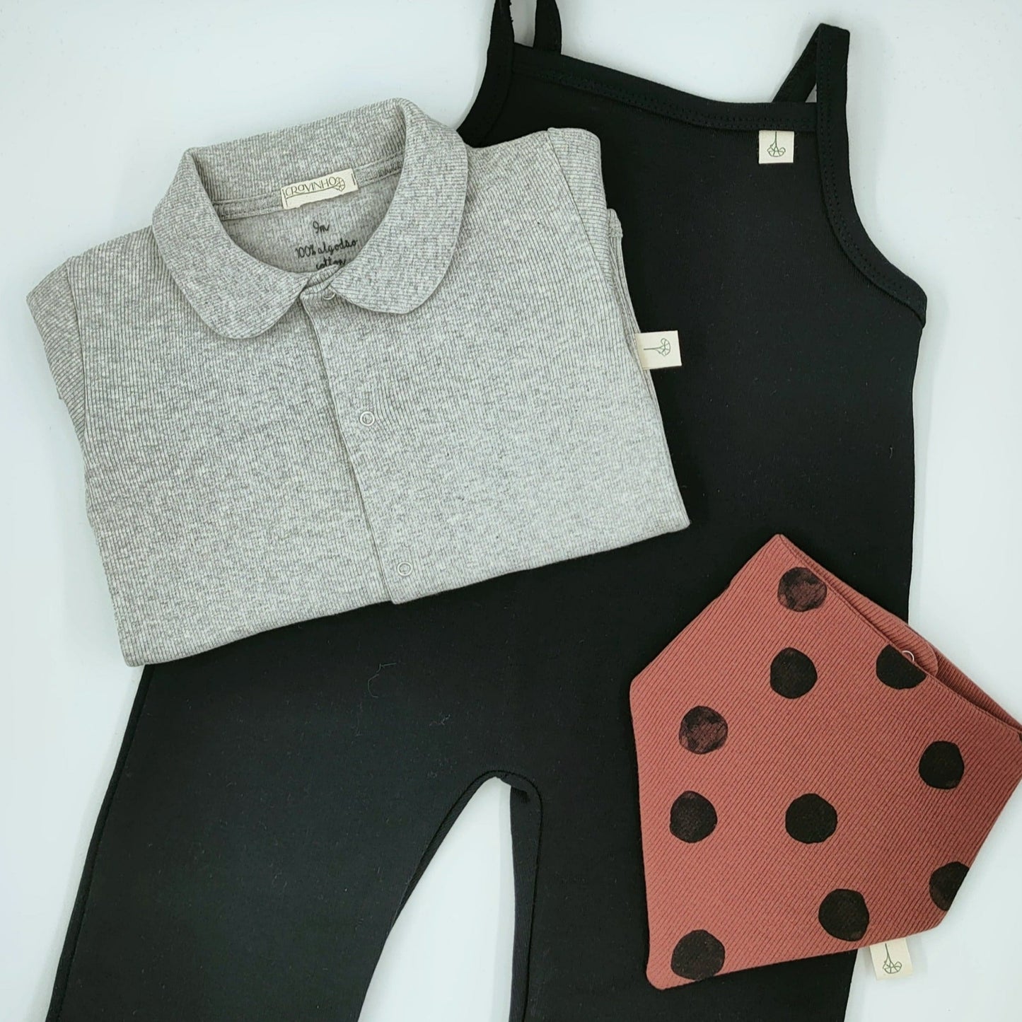 Babete bandana dupla-face