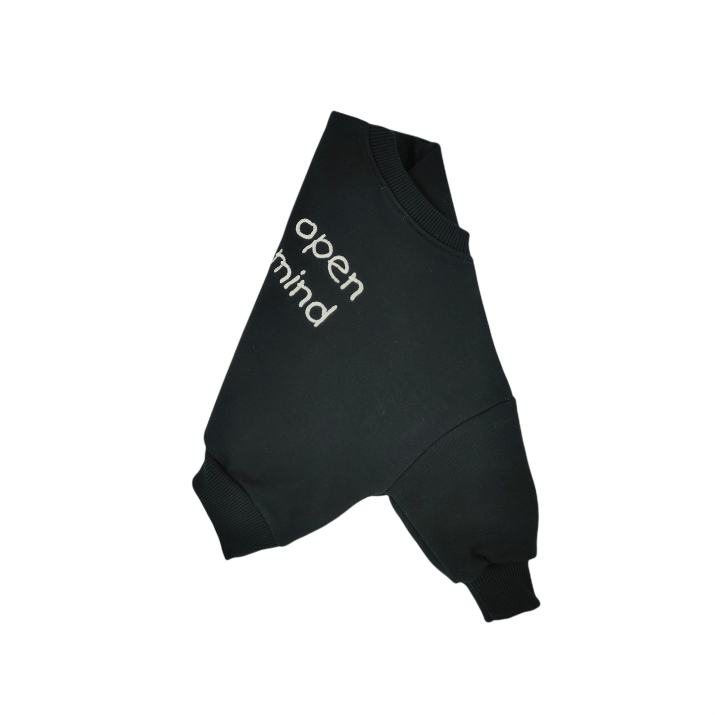 Sweatshirt "Open heart/Open Mind", PRETO