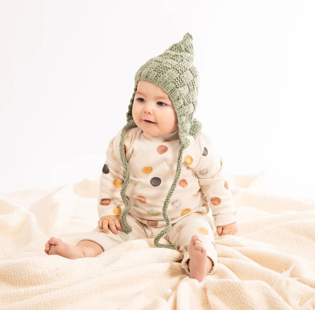 Camisola estampada com botões