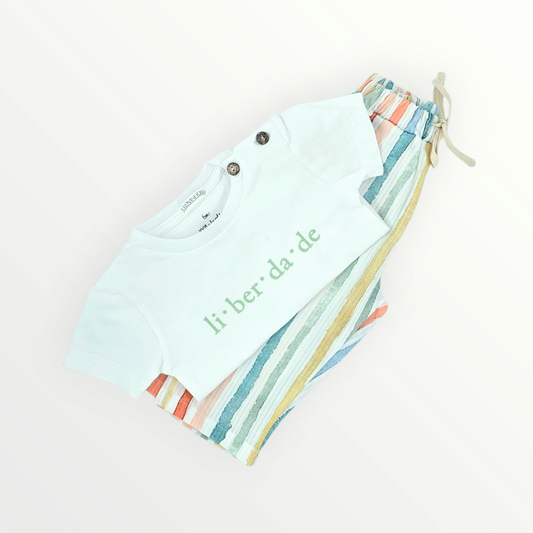 T-shirt "Liberdade", manga curta