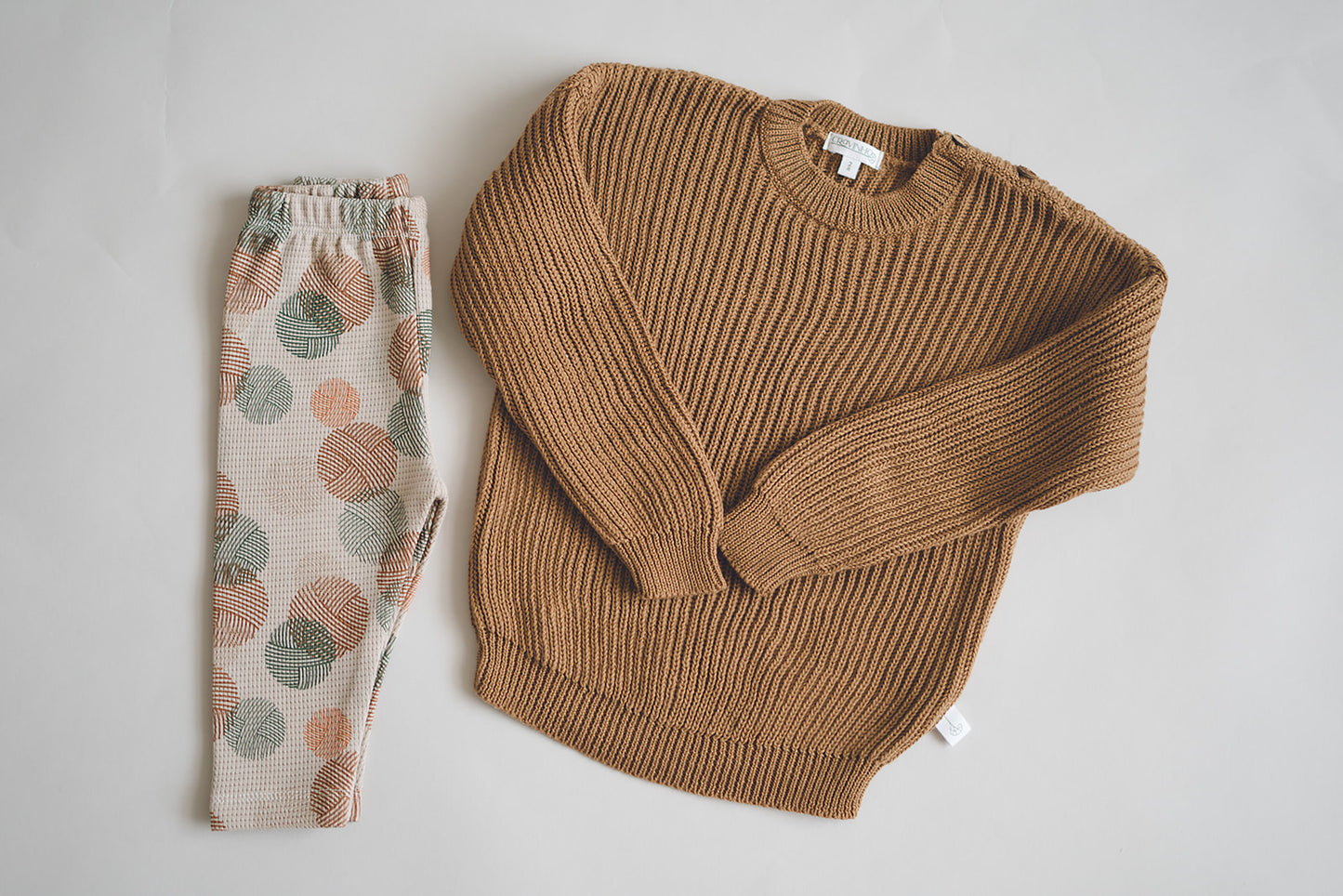Camisola tricot, camel