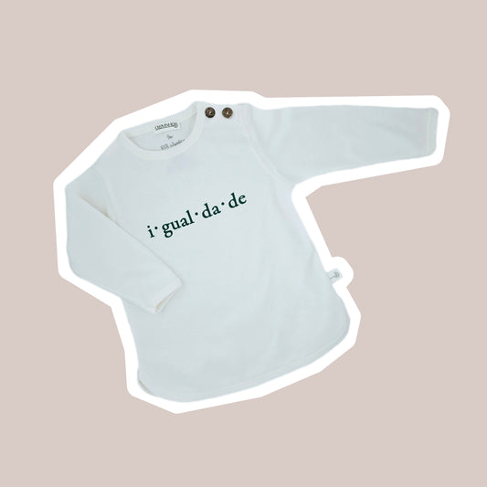 T-shirt "Igualdade", manga comprida