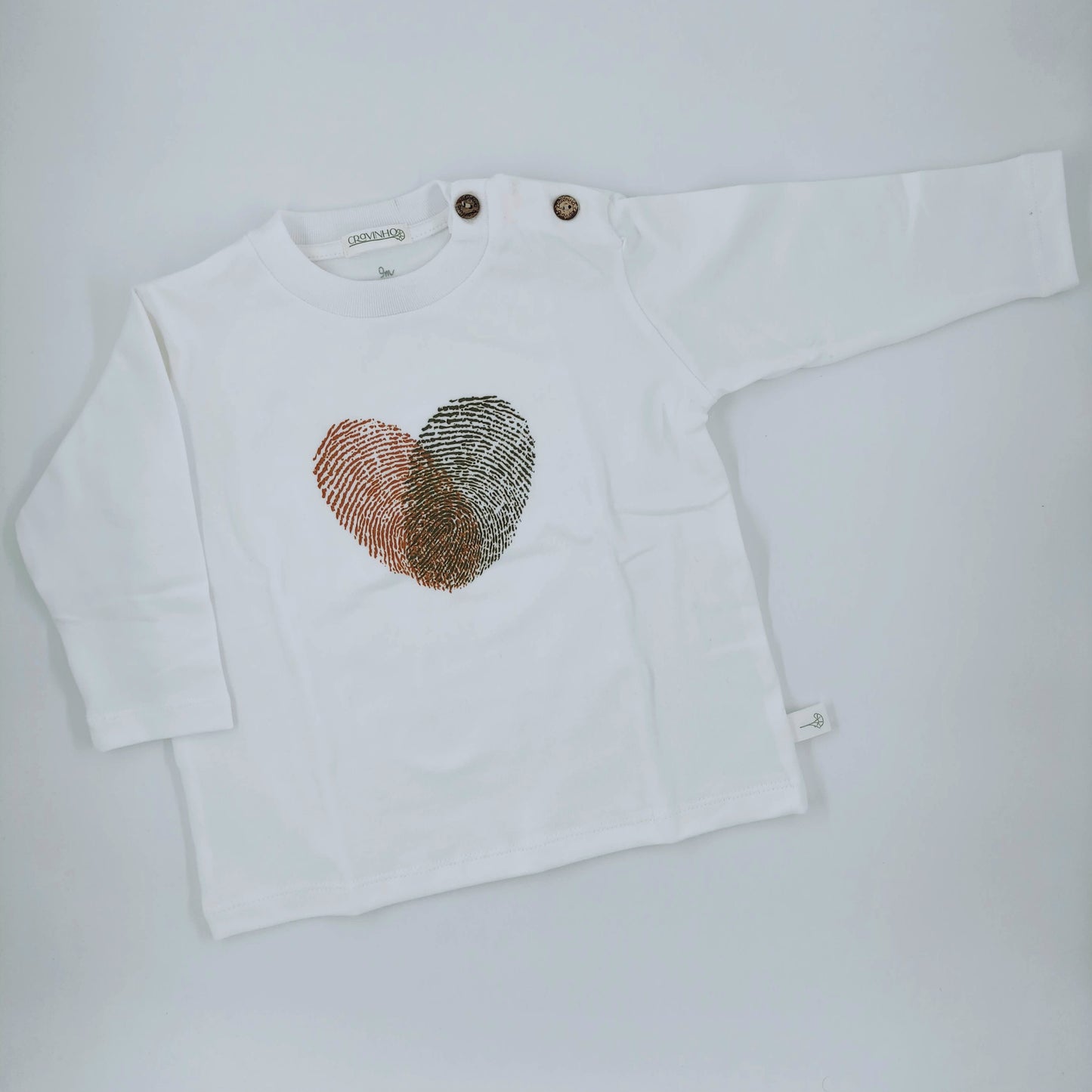 Camisola "Fingerprints", manga comprida