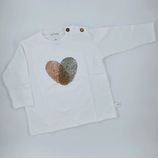 Camisola "Fingerprints", manga comprida