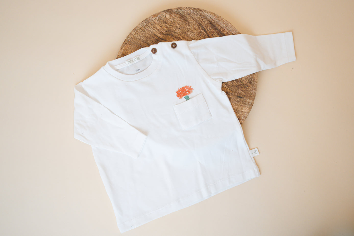 Camisola "Cravo" com bolso, manga comprida