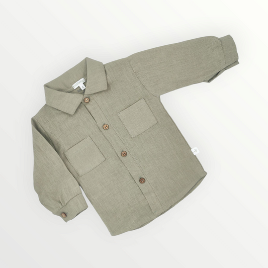 Camisa tipo linho
