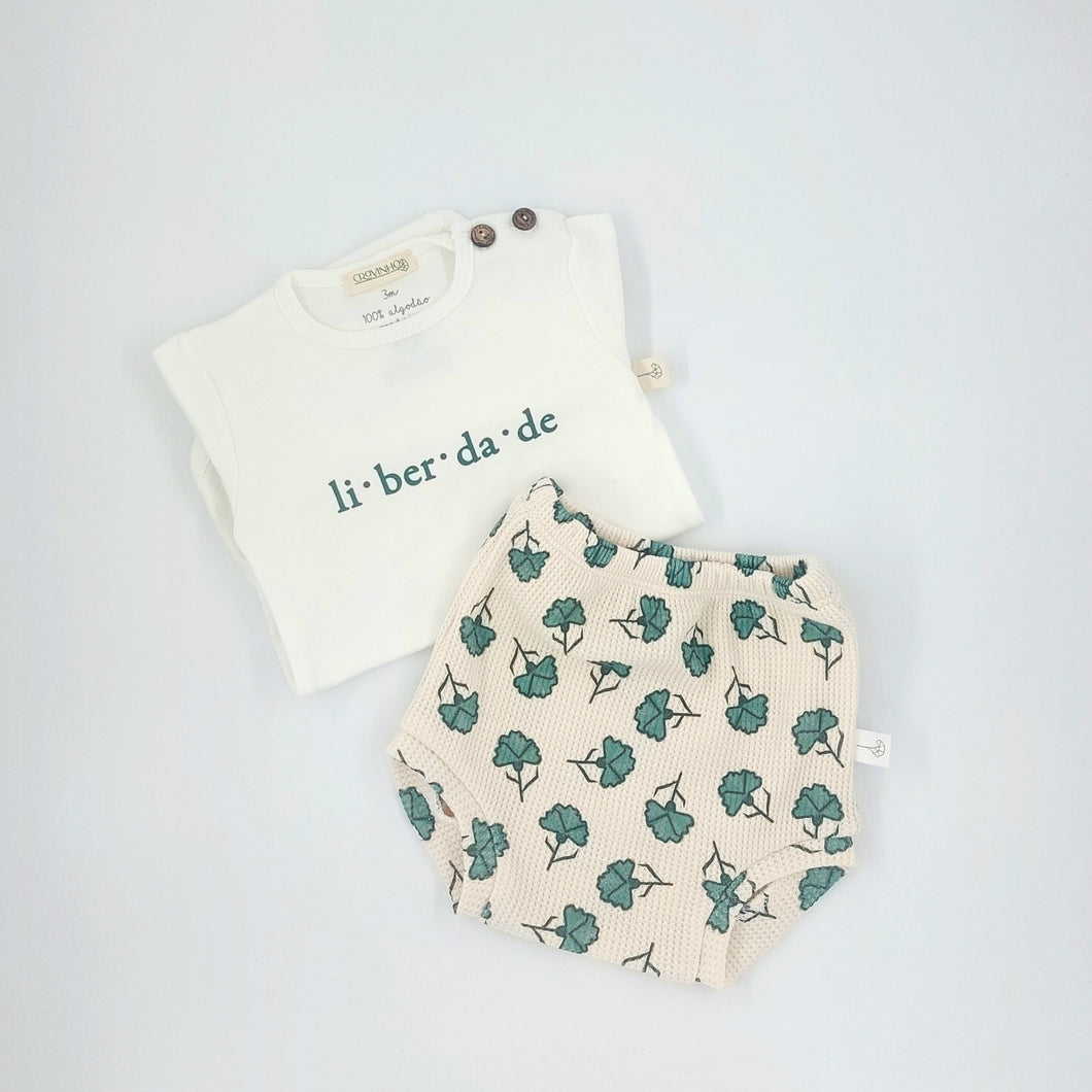 Calções/tapa estampado Cravinhos