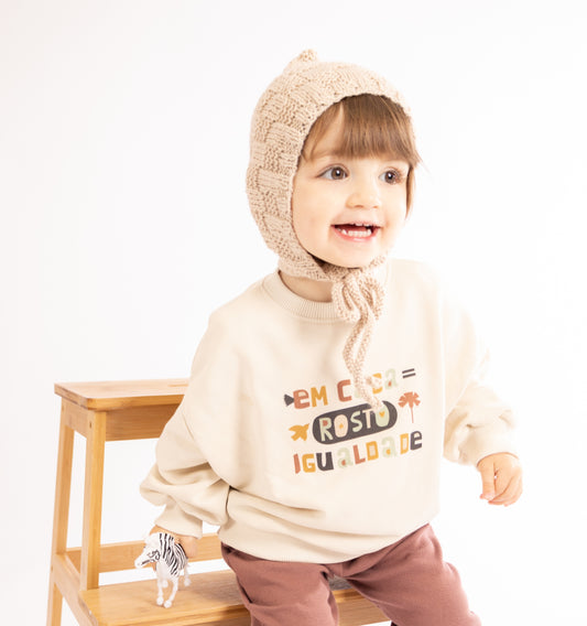 Sweatshirt "Em cada rosto igualdade"