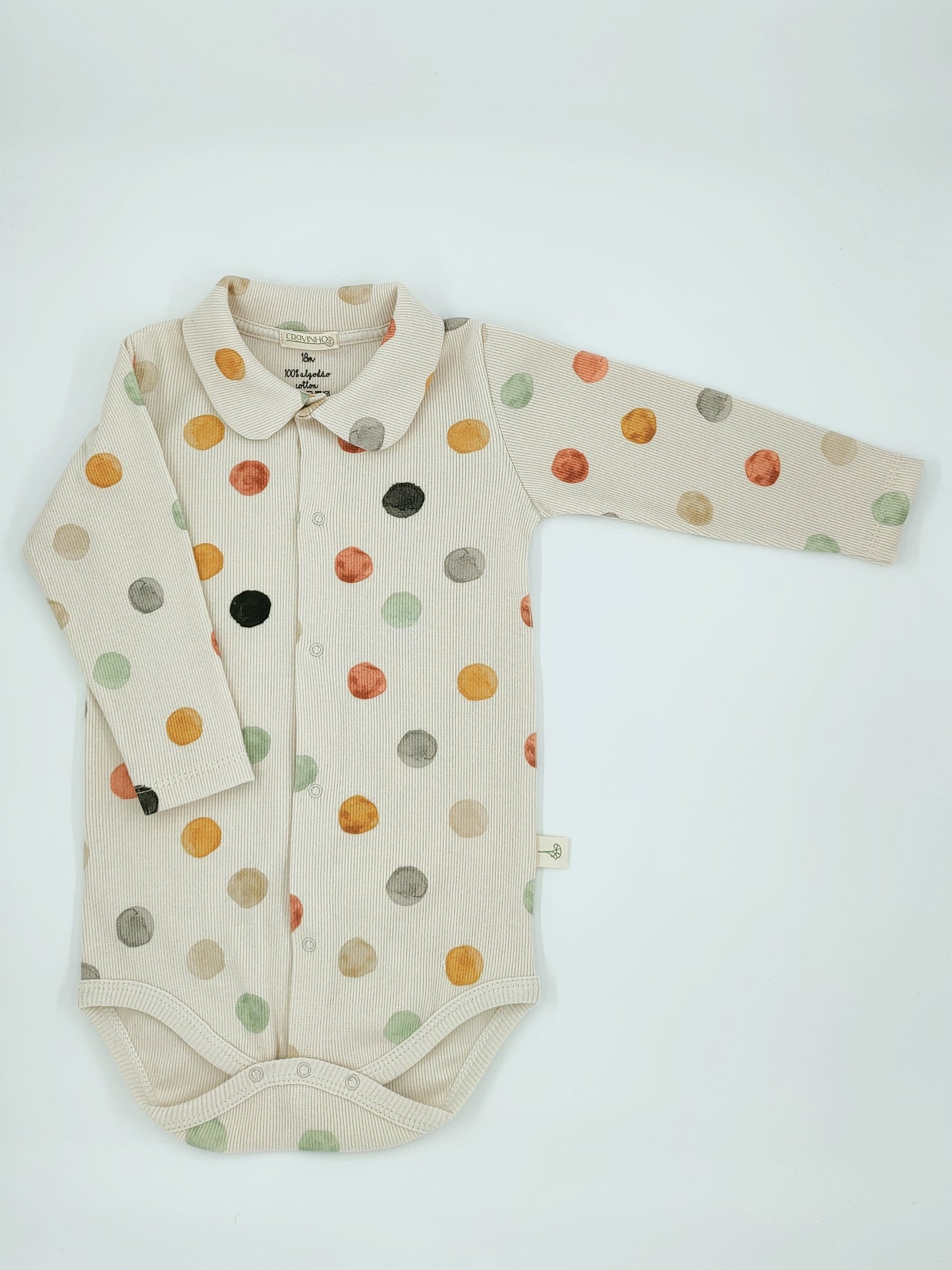 Body gola redonda estampado