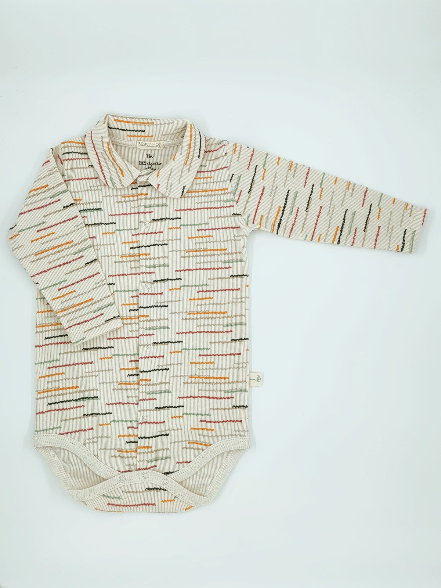 Body gola redonda estampado