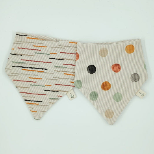 Babete bandana dupla-face