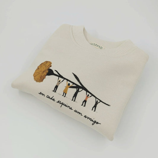 Sweatshirt "Um amigo"